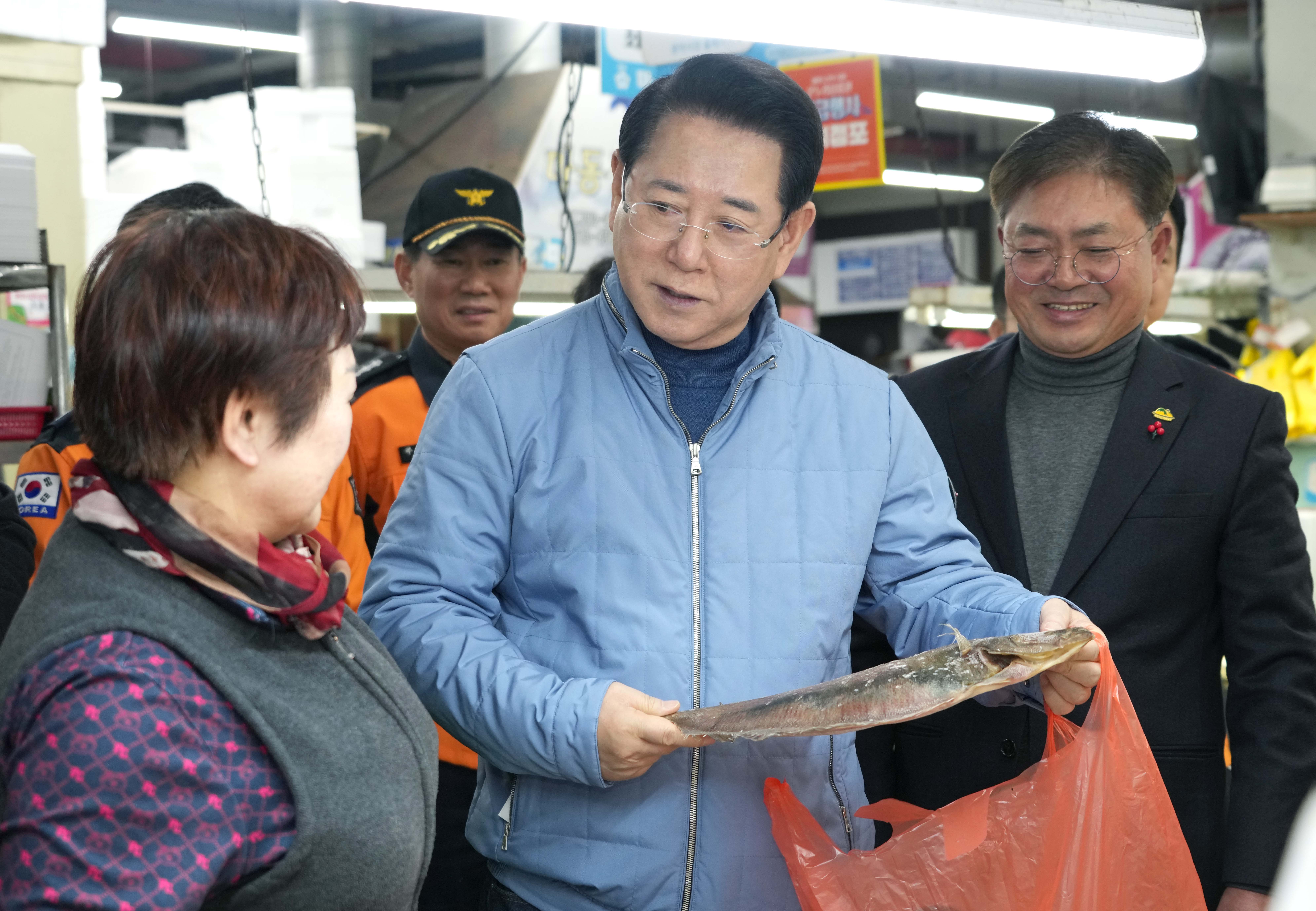 설 명절 맞이 전통시장 현장 방문(광양 중마시장)6