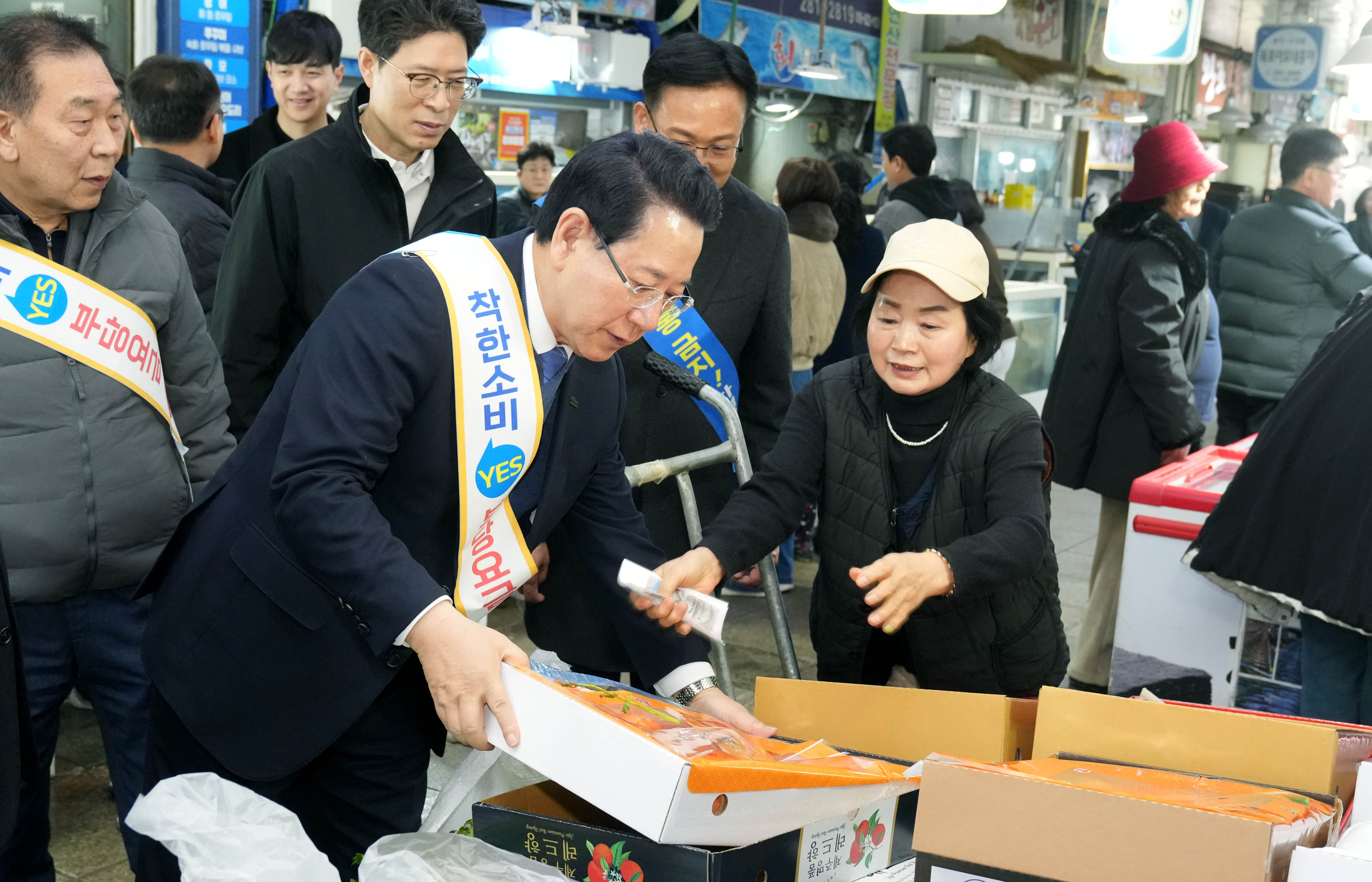 설 명절 맞이 전통시장 현장 방문(목포 청호시장)4