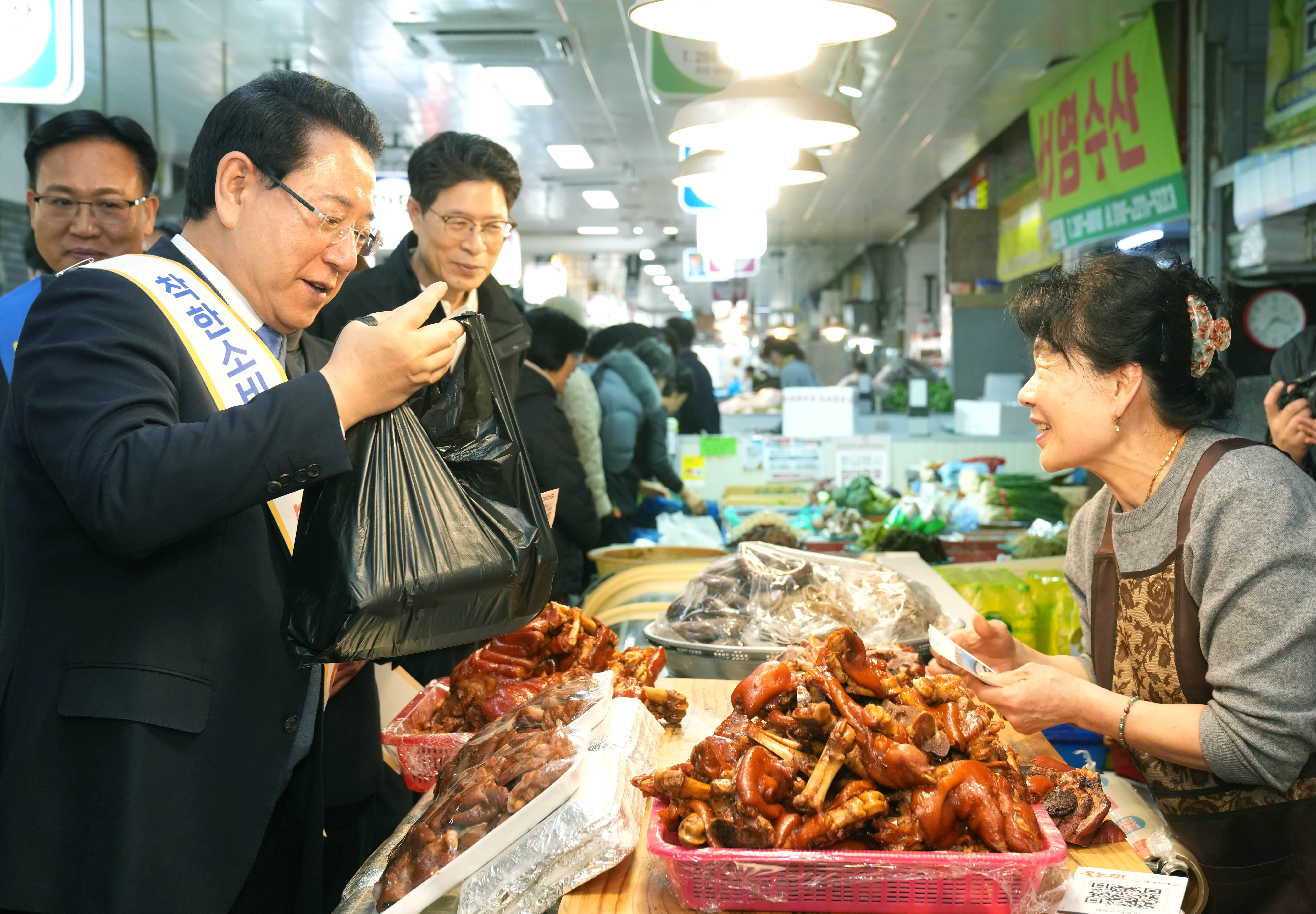 설 명절 맞이 전통시장 현장 방문(목포 청호시장)5