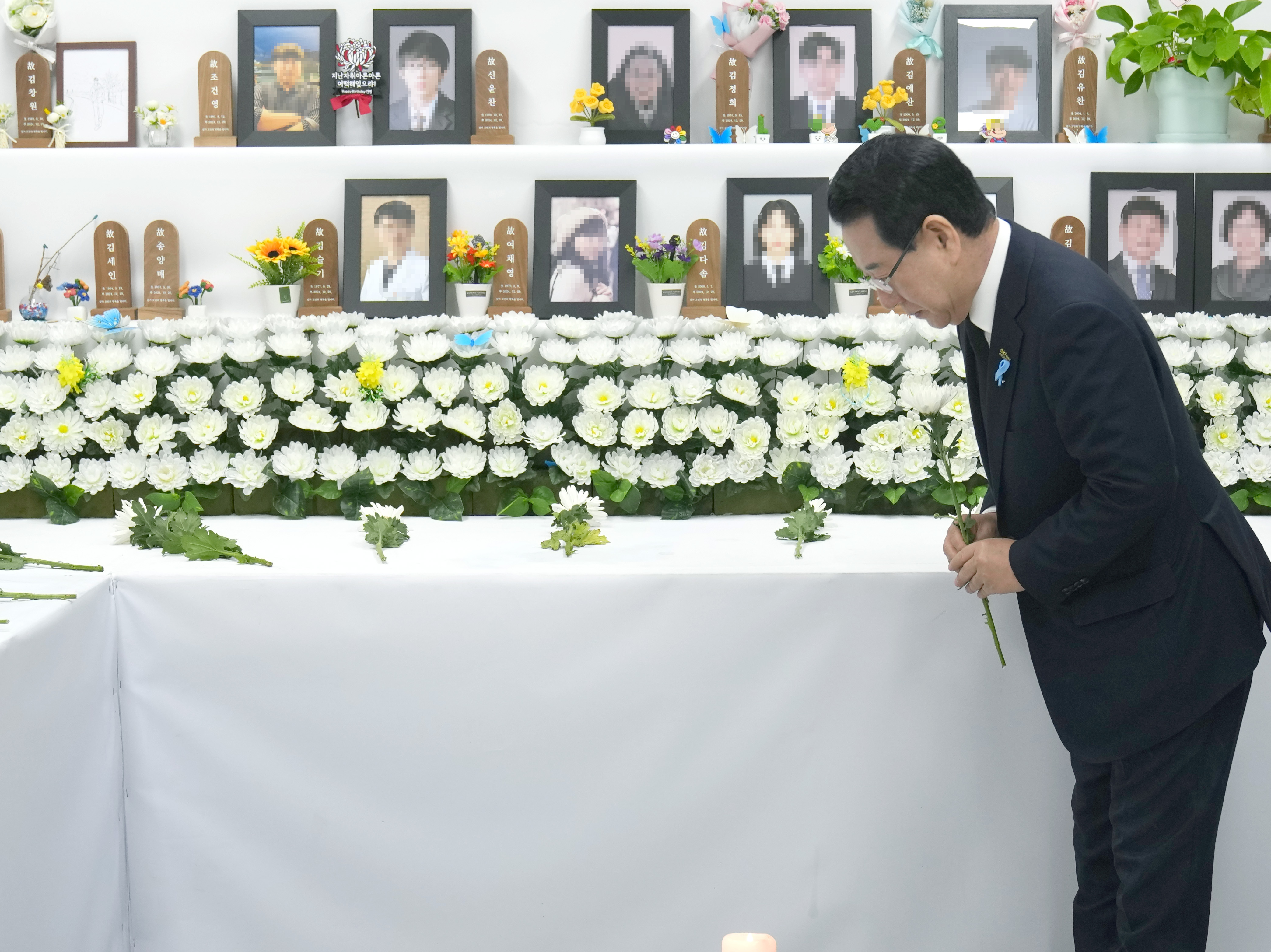 제주항공 여객기 사고 희생자 무안공항 설 명절 합동 차례1