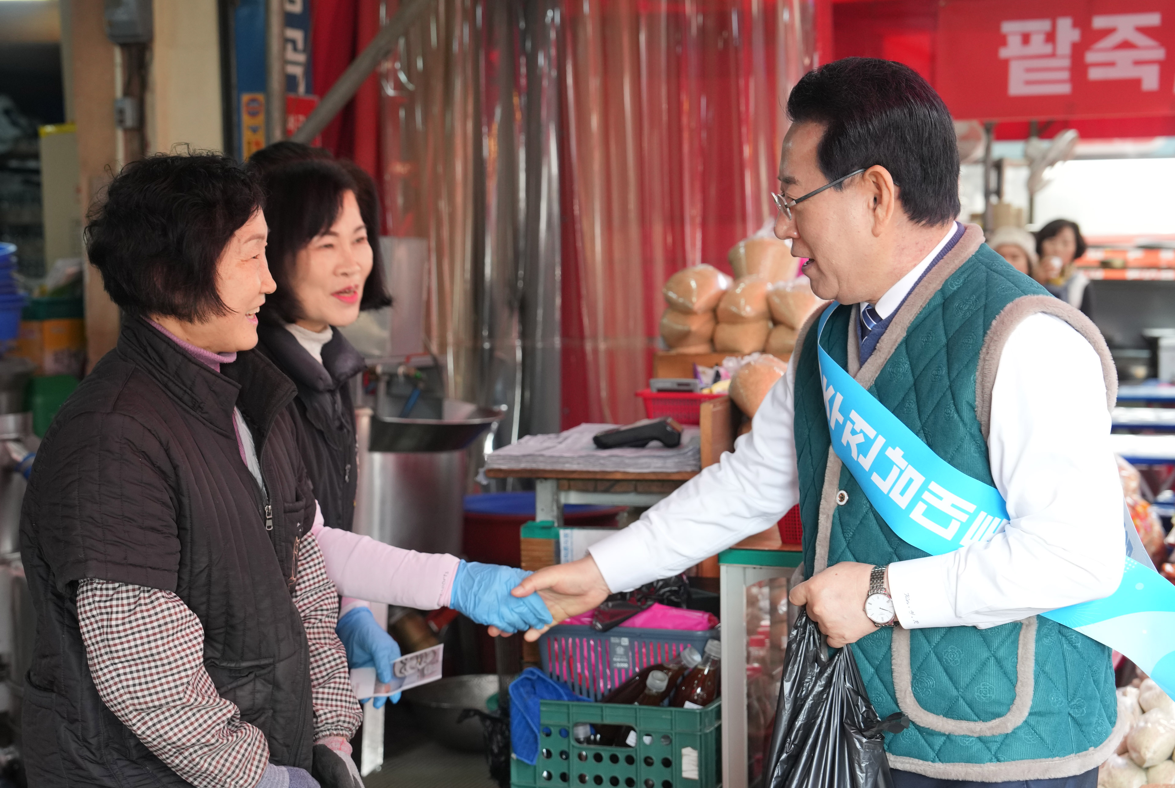 광주 말바우시장 상인 격려7