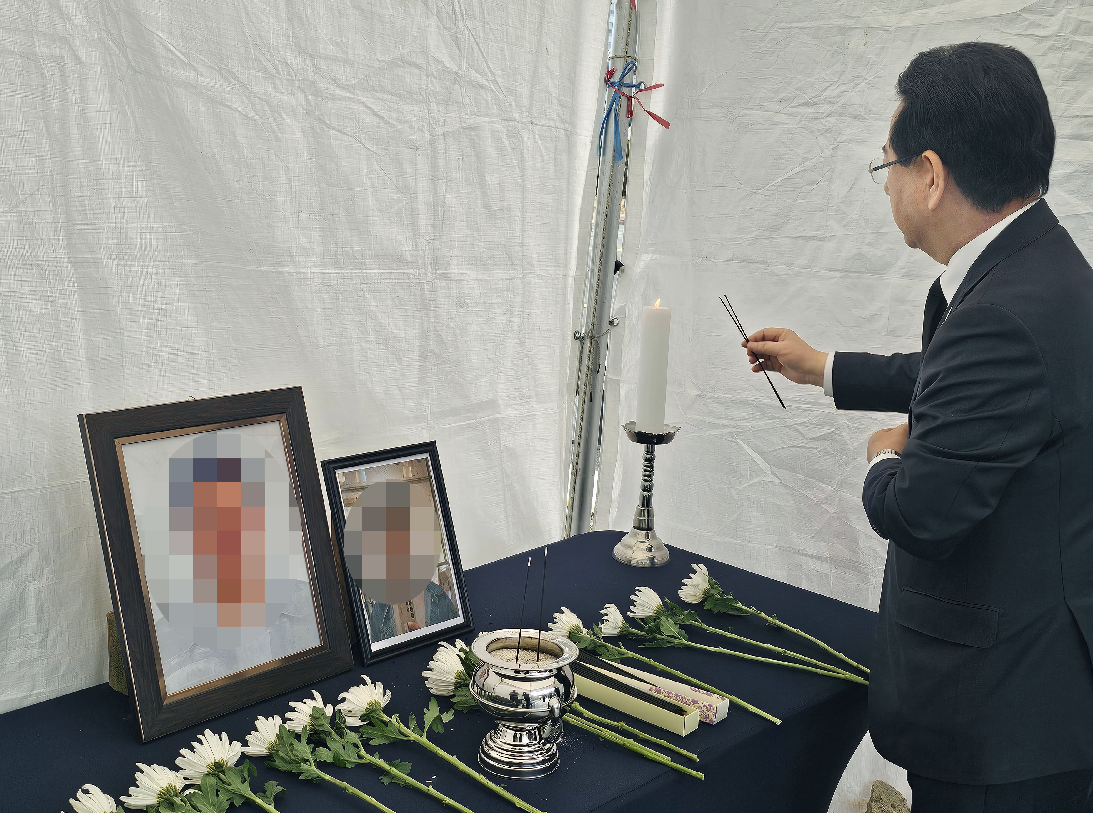 대불산단 중대재해 이주노동자 추모 시민분향소 조문2