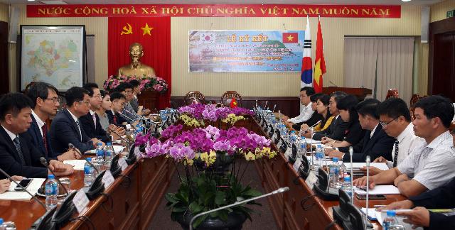 베트남 바리아붕따우성과 전라남도 농업기술협력 협약 체결식