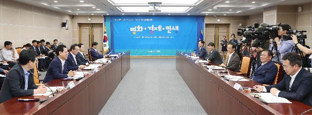 더불어민주당-호남권(전남ㆍ광주ㆍ전북) 시ㆍ도지사 예산정책협의회