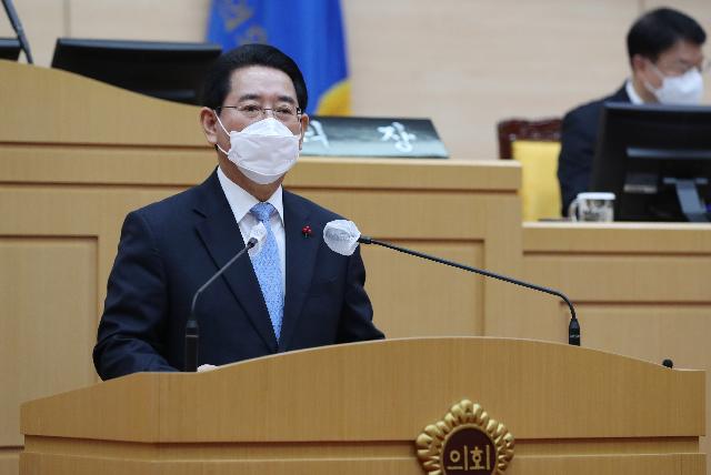 도의회 새해 첫 임시회 업무보고