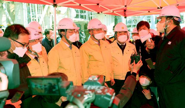여수산단 여천NCC 3공장 폭발사고 현장 방문