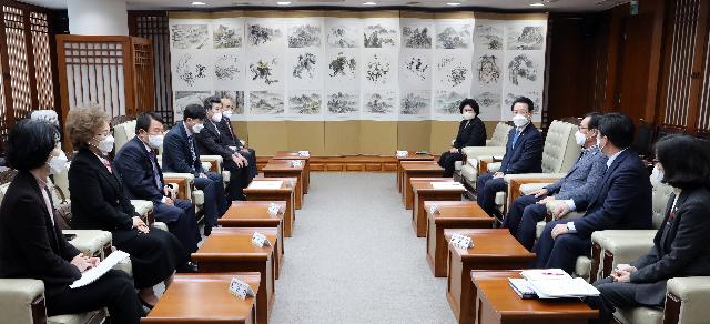 전남사회단체연합회 임원진 면담