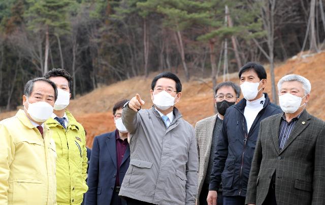 담양 매산지구 새꿈도시 건설현장 방문