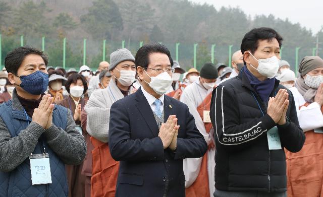 대흥사 평화발원 상월 걷기 입재식