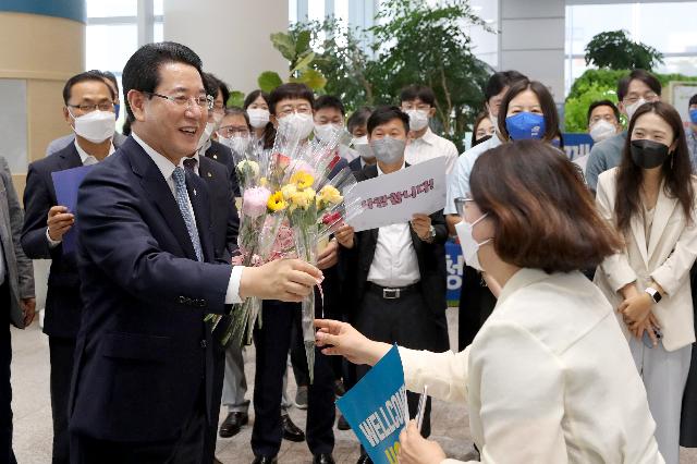 김영록 전라남도지사 복귀·재선 환영식