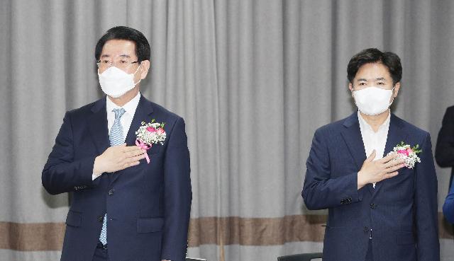 제8회 전국동시지방선거 당선인 당선증 교부식