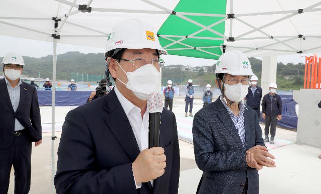 목포종합경기장 건립공사 현장 방문 안전시공 당부