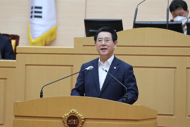 도의회 제364회 임시회 제1차 본회의 시정연설