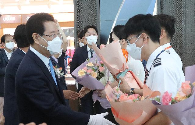 무안국제공항 국제선(제주항공 무안-다낭) 운항 재개 취항식