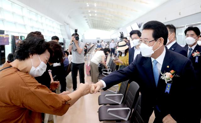 무안국제공항 국제선(제주항공 무안-다낭) 운항 재개 취항식