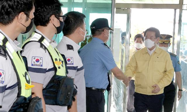 추석맞이 비상근무 상황 점검(해양경찰 고흥 녹동파출소)