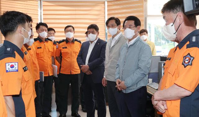 영암소방서 삼호 119안전센터 방문