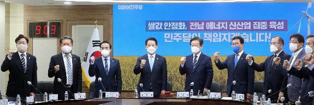 더불어민주당 이재명 대표 전남도청 방문