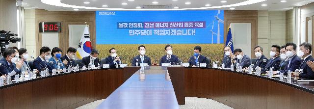 더불어민주당 이재명 대표 전남도청 방문