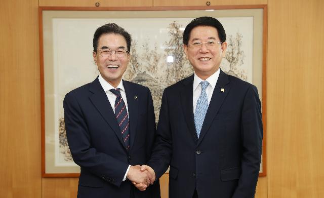 농협중앙회장 면담