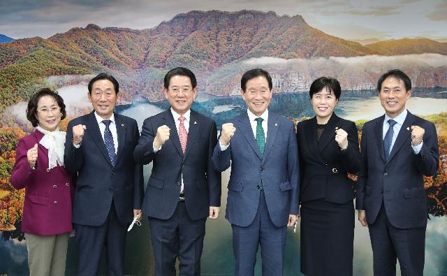 곽대훈 새마을회 중앙회장 내방