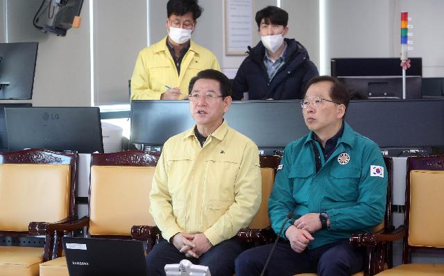 신안군 임자도 해상 청보호 전복사고 조차상황 청취