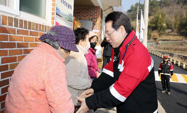 순천시 별량면 산불현장 방문