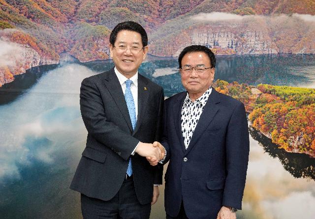 이신원 한국노총 전남본부 의장 면담