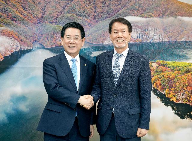 대한민국시도지사협의회 유민봉 신임 사무총장 면담