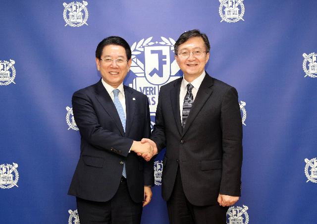 서울대학교 총장 면담