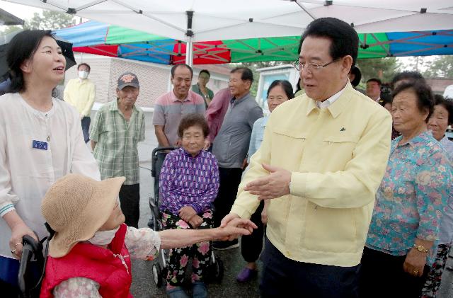 집중호우 예보에 따른 재해위험지구 현장 점검