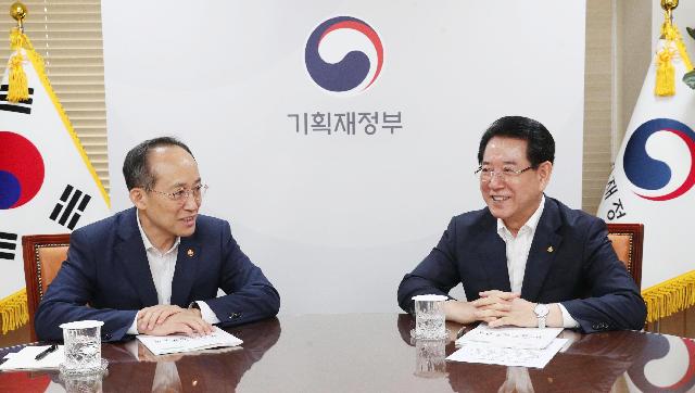 추경호 경제부총리 겸 기획재정부 장관 면담