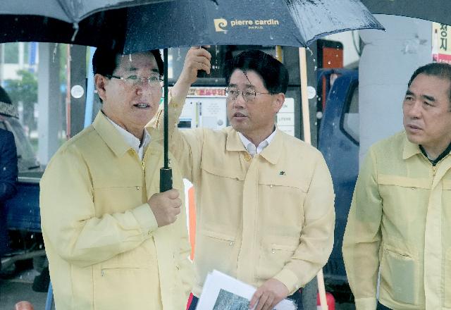 목포시 석현동 호우 침수현장 긴급 점검