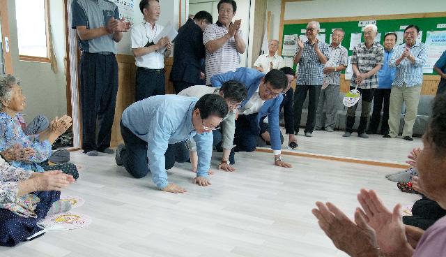 무더위 경로당 어르신 안부·애로 사항 청취