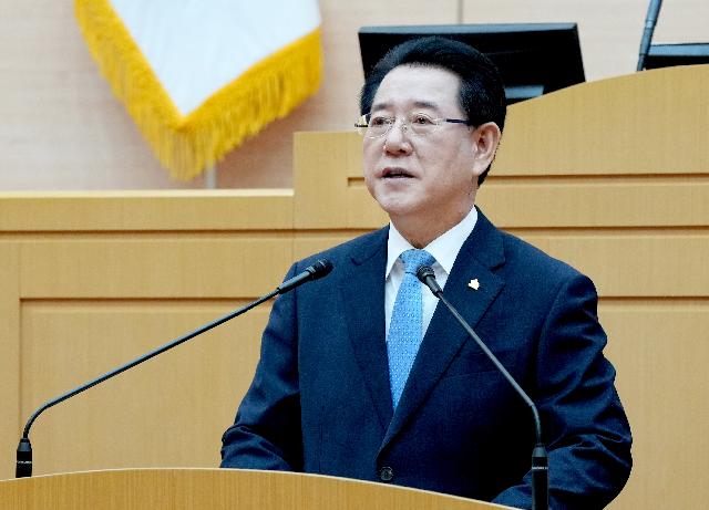 도의회 2023년도 추가경정 예산안 시정연설