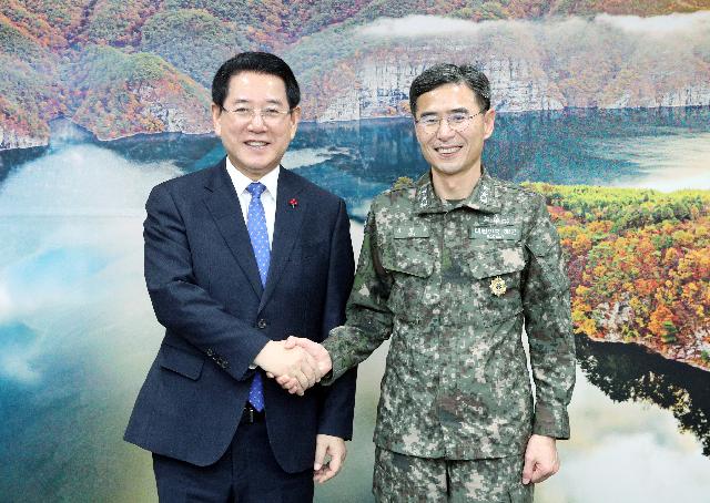해군 3함대사령관 예방