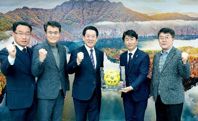 김규홍 전남드래곤즈 신임 대표이사 내방