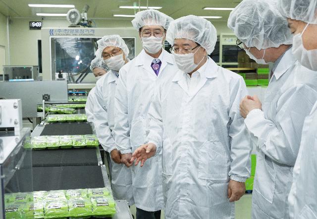 김 수출업체 (주)신안천사김 방문