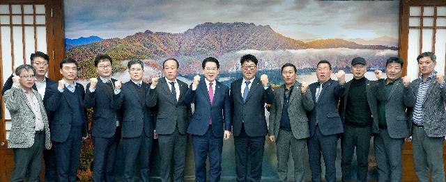 (사)한농연 신임 전남 임원진 면담