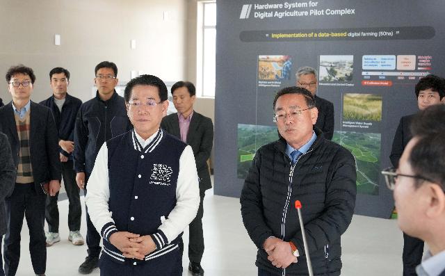 첨단 무인자동화 시범단지 현장 방문