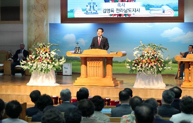 목포기독교교회연합회 부활절 연합예배