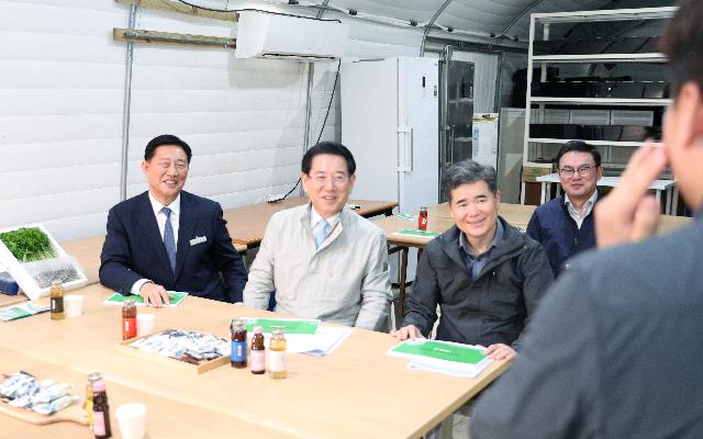 챔버형 스마트팜 개발업체 ㈜테라웨이브 방문