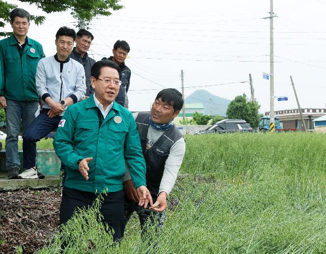 강진군 집중호우 피해 현장방문