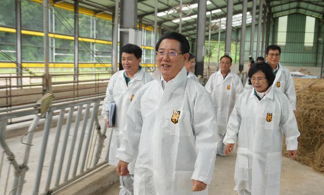 한우 사육농가 민생안정을 위한 함평 한우농장 방문
