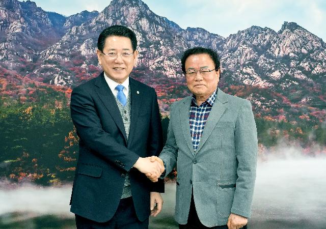 이신원 한국노총 전남본부 의장 면담