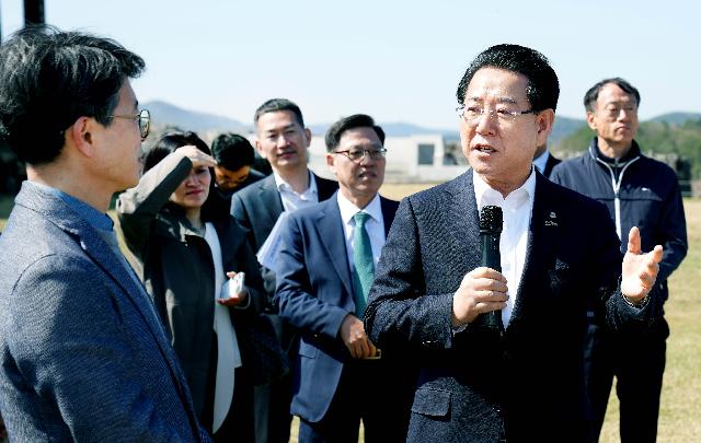 환경부 장관 화순 적벽 방문