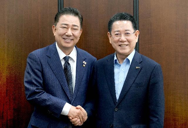 김병기 더불어민주당 원내대표 면담