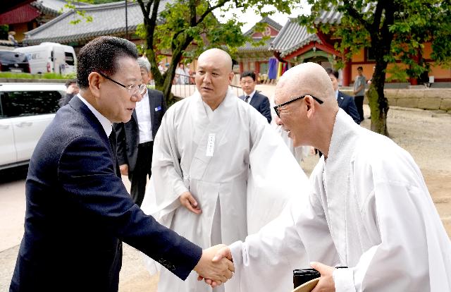 영광 불갑사 취암당 만당 종사 영결식