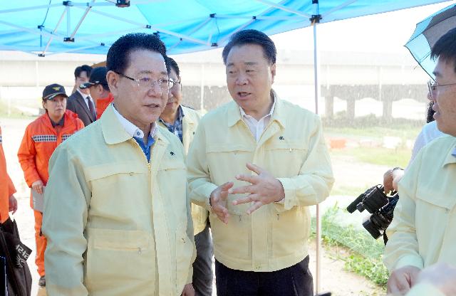 집중호우에 따른 재해위험지구 현장 점검