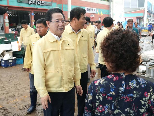 함평군 침수 피해 현장 점검